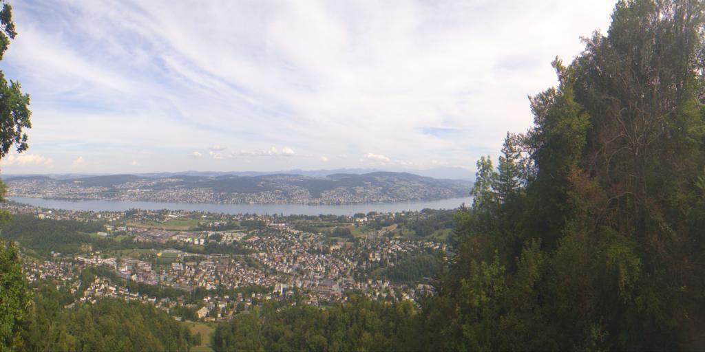 Webcam Adliswil: roundshot 180° Panorama Felsenegg Restaurant