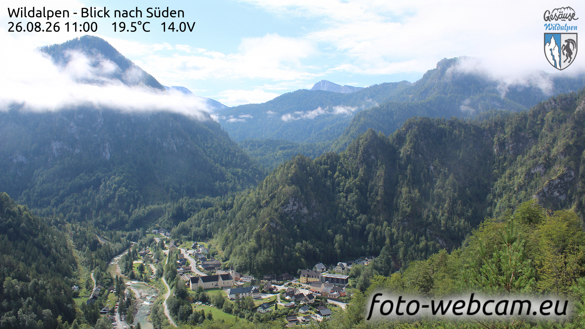 Webcam Wildalpen: HD Panorama Wildalpen