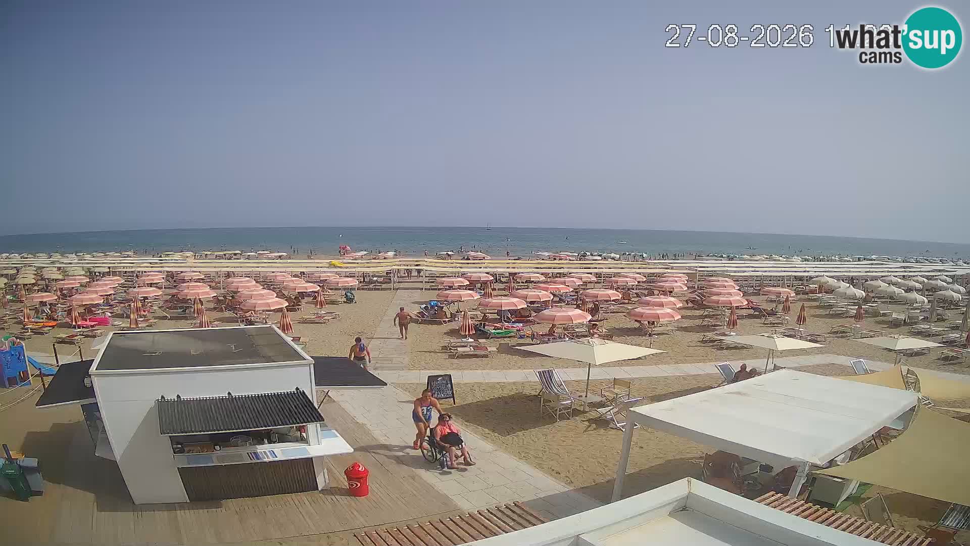 Webcam Riccione: Bagni Oreste Spiaggia 115