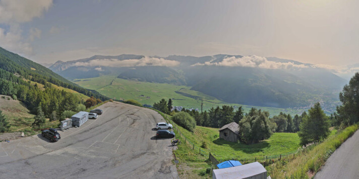 Webcam Burgeis: Panocam Plantapatschhütte am Watles