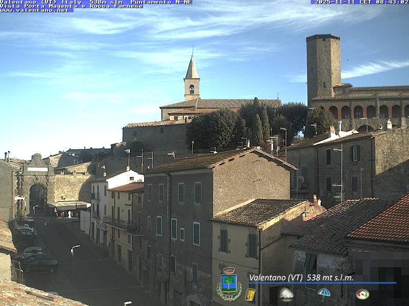 Valentano: Rocca Farnese e Porta Magenta - VT