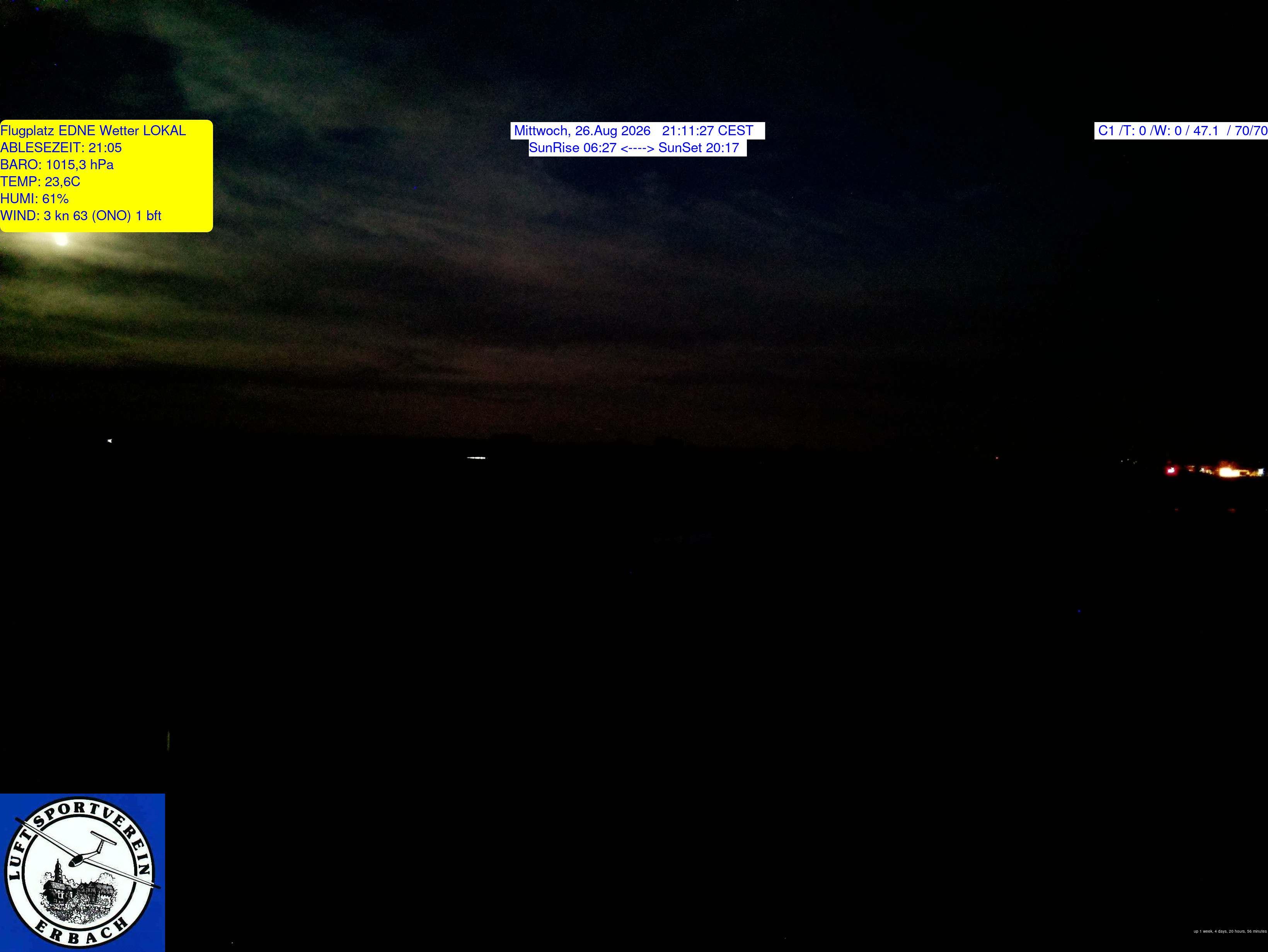 Webcam Erbach: Erbach Airfield