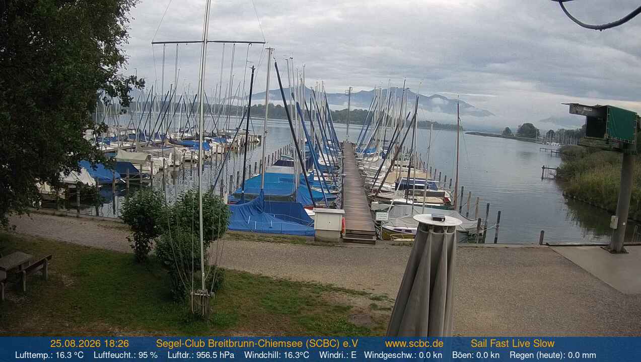 Webcam Breitbrunn am Chiemsee: Segel-Club Breitbrunn-Chiemsee (SCBC) e.V.
