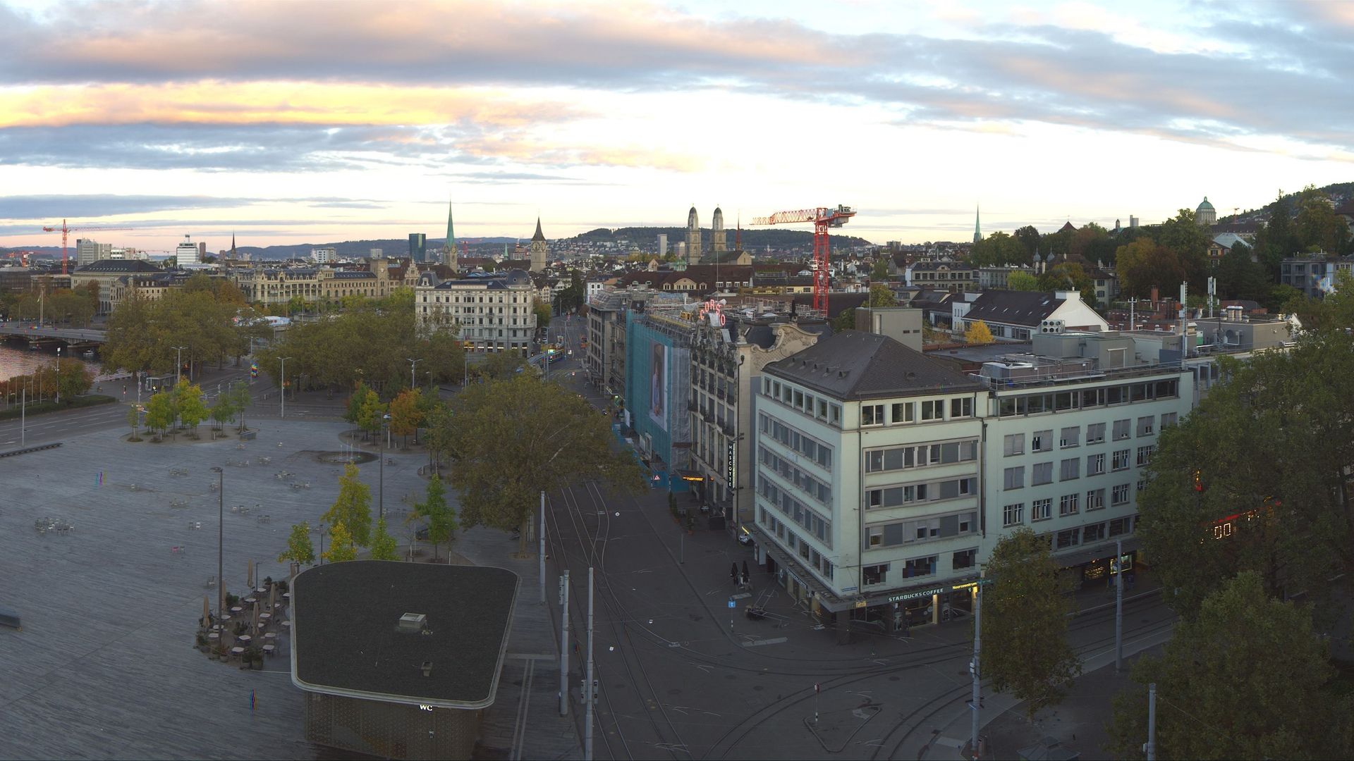 Zurich: Stadelhoferplatz - Sechseläutenplatz - Bellevueplatz