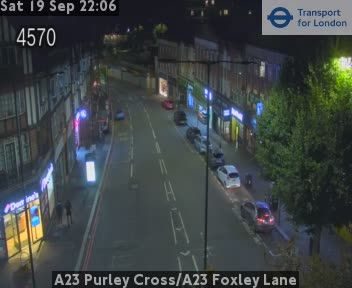 Croydon: A23 Purley Cross/A23 Foxley Lane