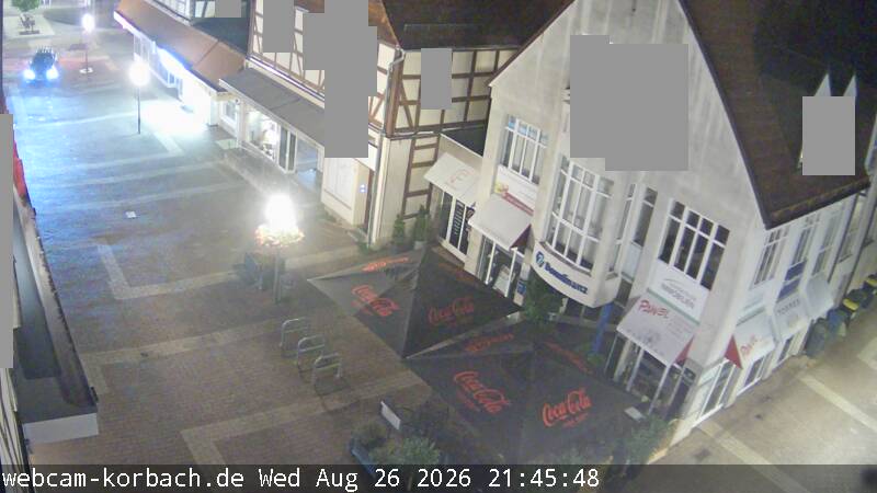 Webcam Korbach: Pedestrian Area
