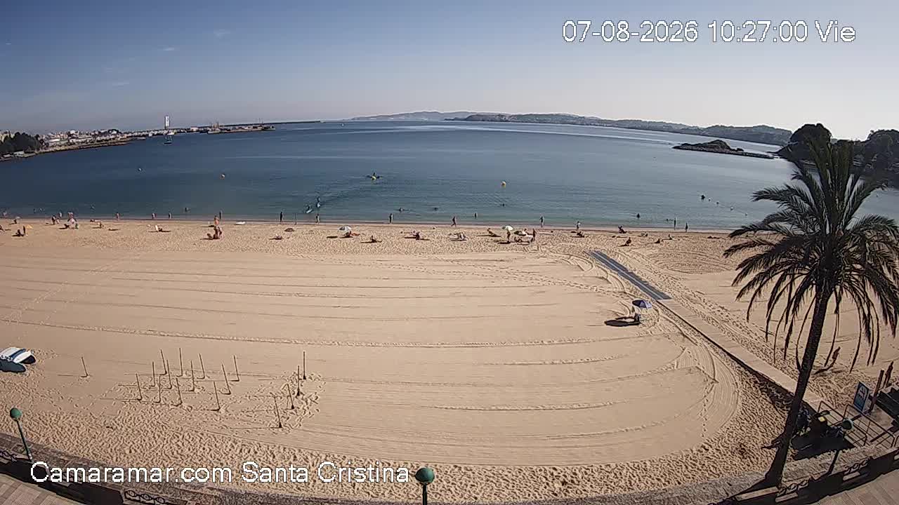 Webcam A Coruña: Playa Santa Cristina
