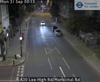 London: A20 Lee High Rd/Marischal Rd