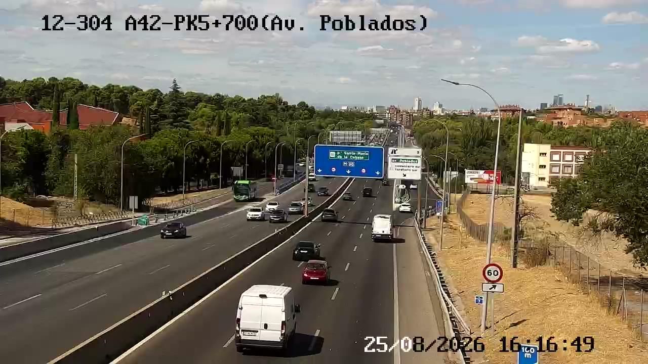 Orcasitas: A42 - PK5+000 (AV POBLADOS)