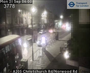 London: A205 Christchurch Rd/Norwood Rd