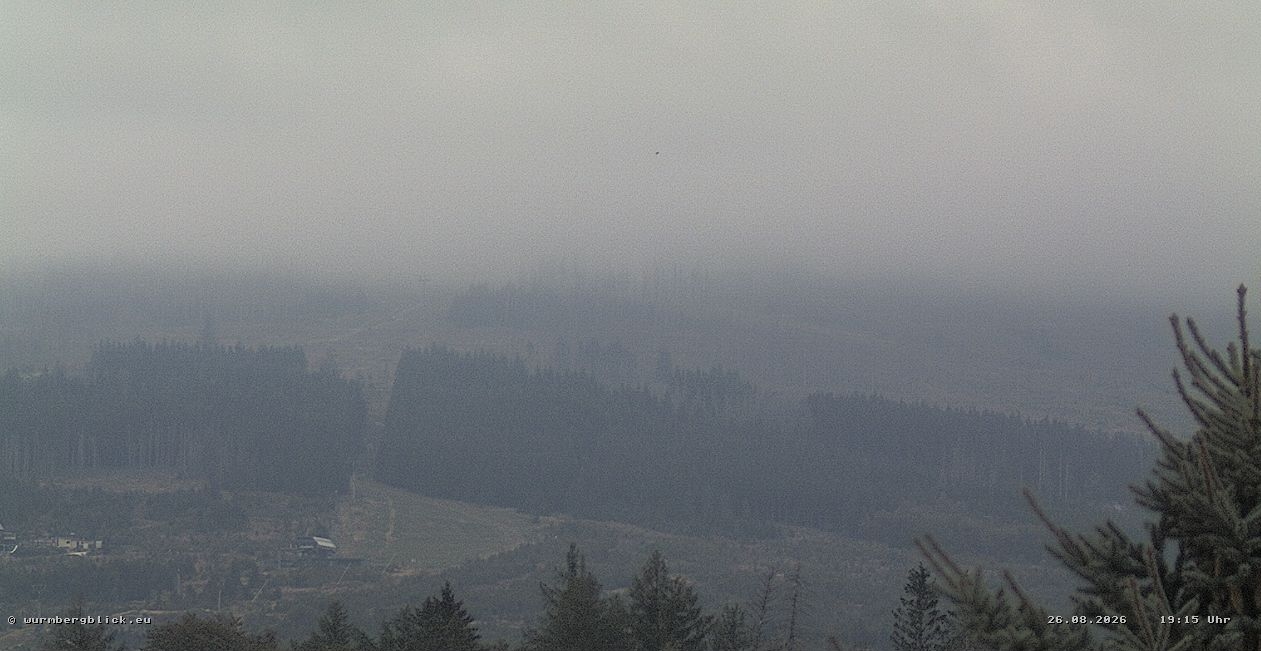 Webcam Braunlage: View towards Mount Wurmberg