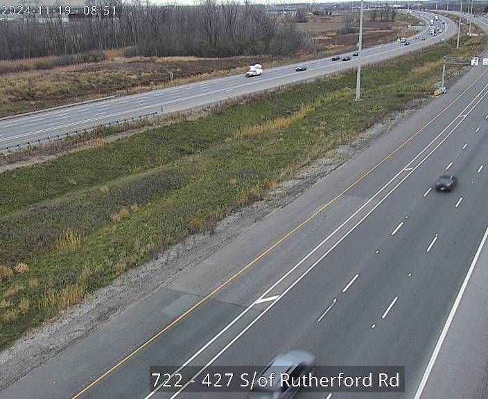 Etobicoke: Highway 427 South of Rutherford Road
