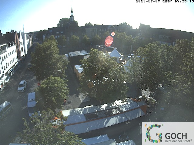 Webcam Goch: Market Square