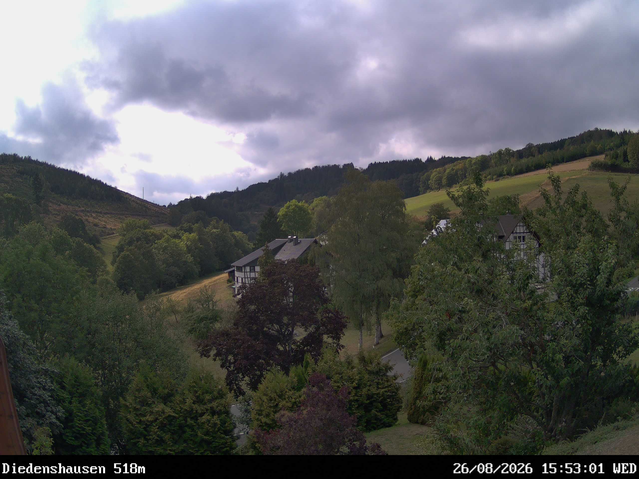 Webcam Diedenshausen (Bad Berleburg): View of Diedenshausen