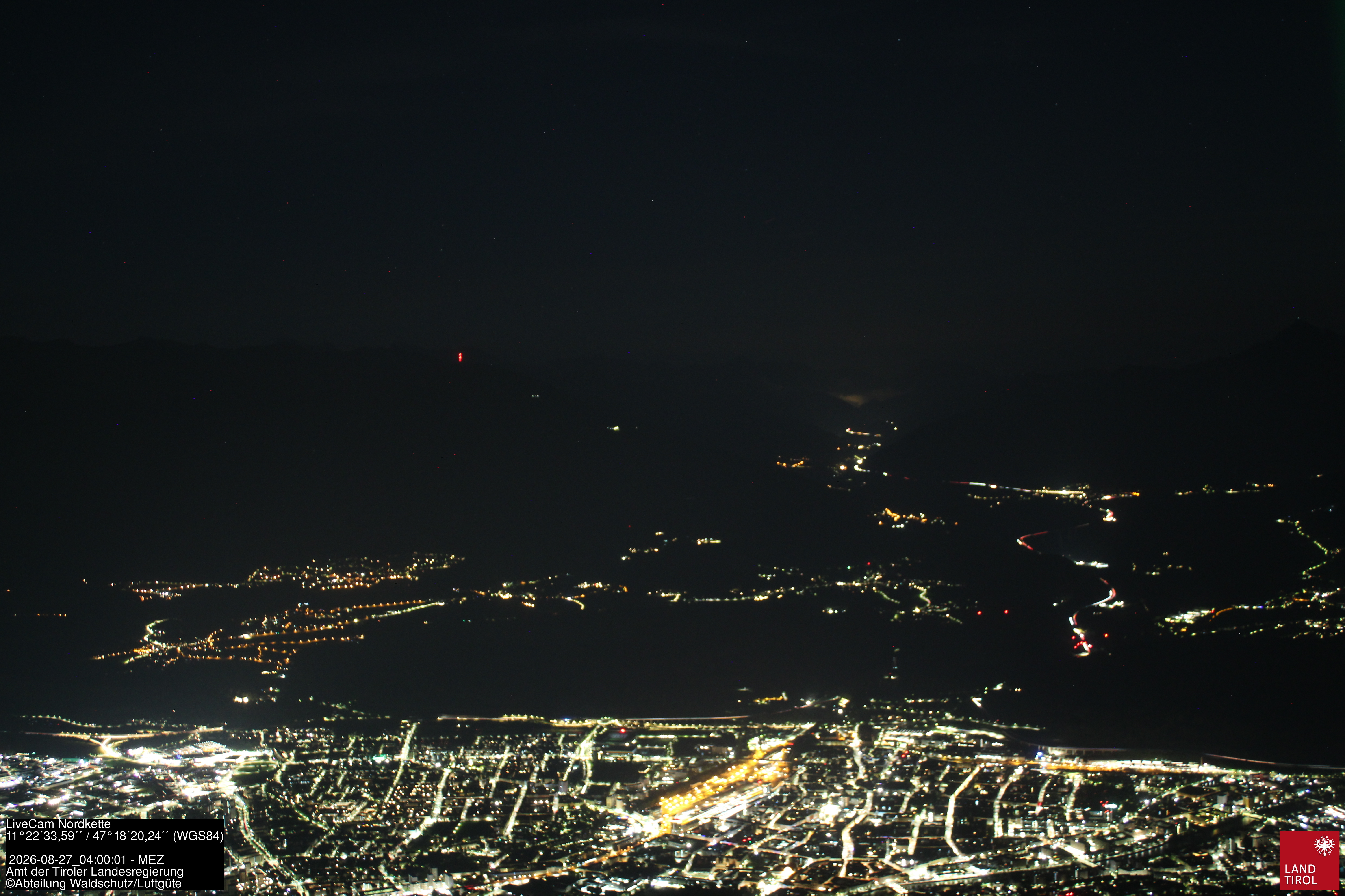 Webcam Innsbruck: View onto Innsbruck