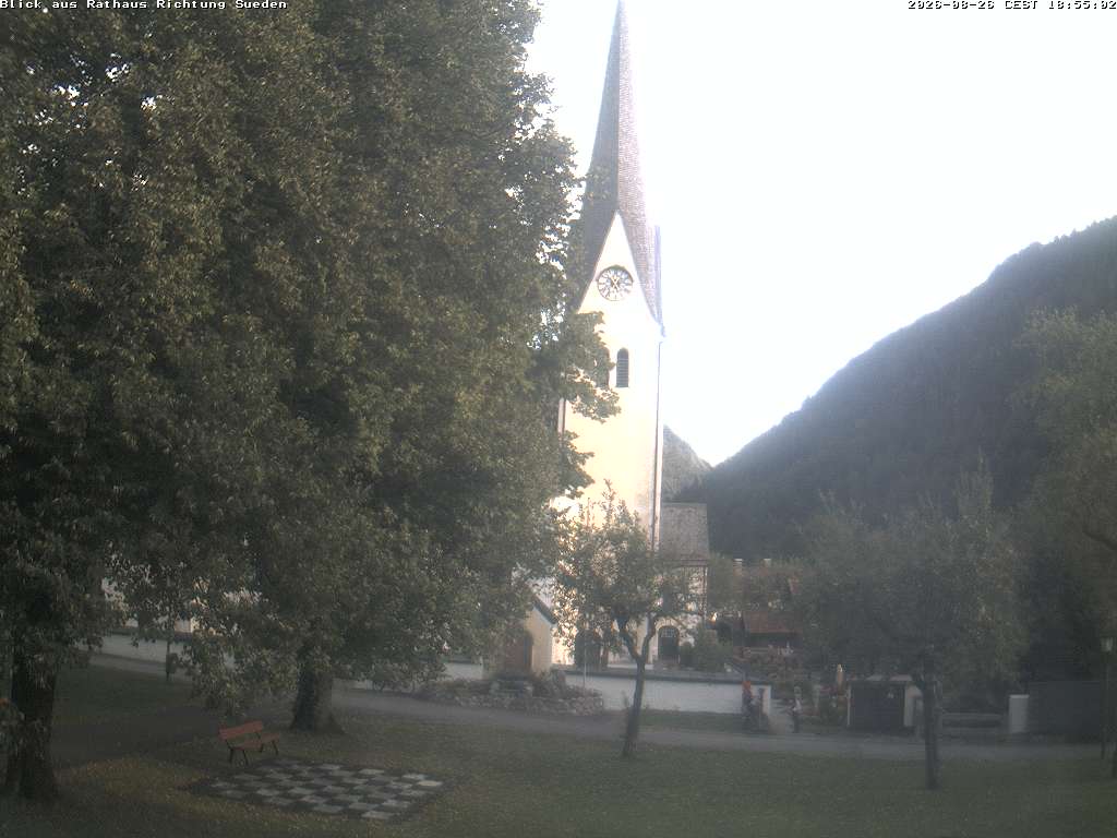 Webcam Bayrischzell: Webcam Pfarrkirche