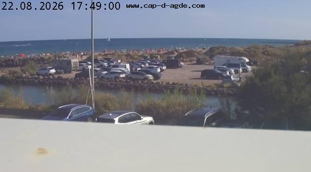 Webcam Cap d'Agde: Panorama View