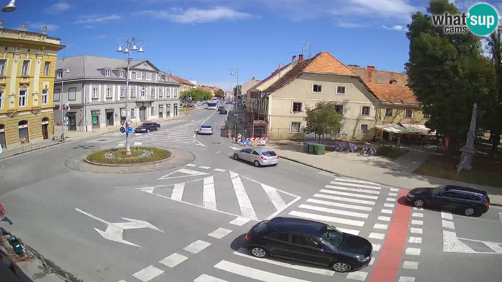 Webcam Karlovac: Lana Center and Peter Zrinski Street