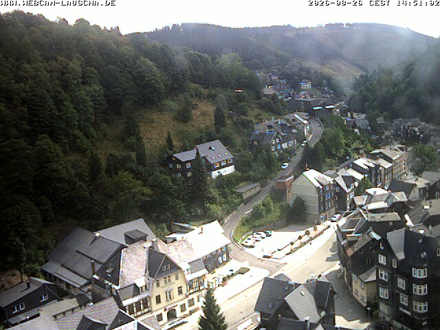 Webcam Lauscha: Hüttenplatz