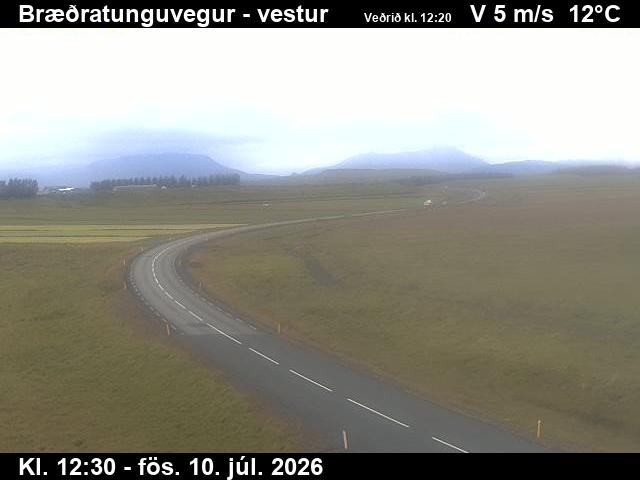 Webcam Bræðratungu: Route 359 Westwards