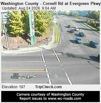 Hillsboro: Washington County - Cornell Rd at Evergreen Pkwy