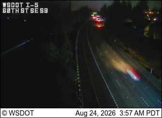 Everett: I-5 at MP 191.2: 60th St SE, SB