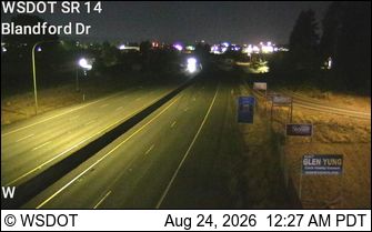 Vancouver: SR 14 at MP 2.4: Blanford Dr