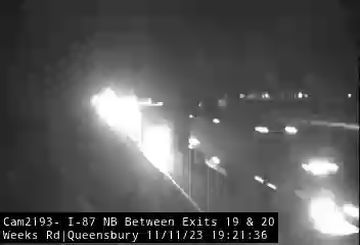 Queensbury › North: I-87 Northbound at Weeks Rd
