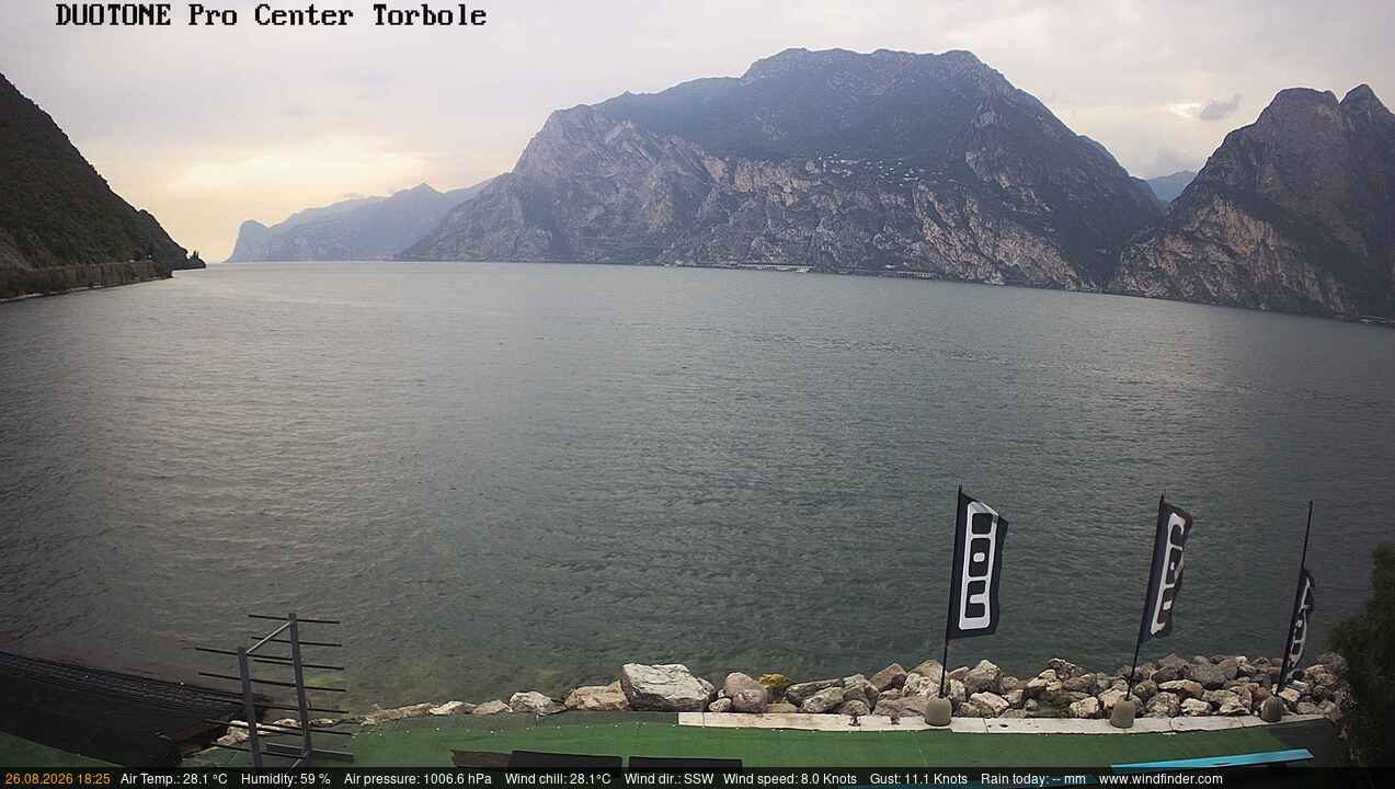 Webcam Torbole (Lake Garda): Duotone Pro Center Torbole