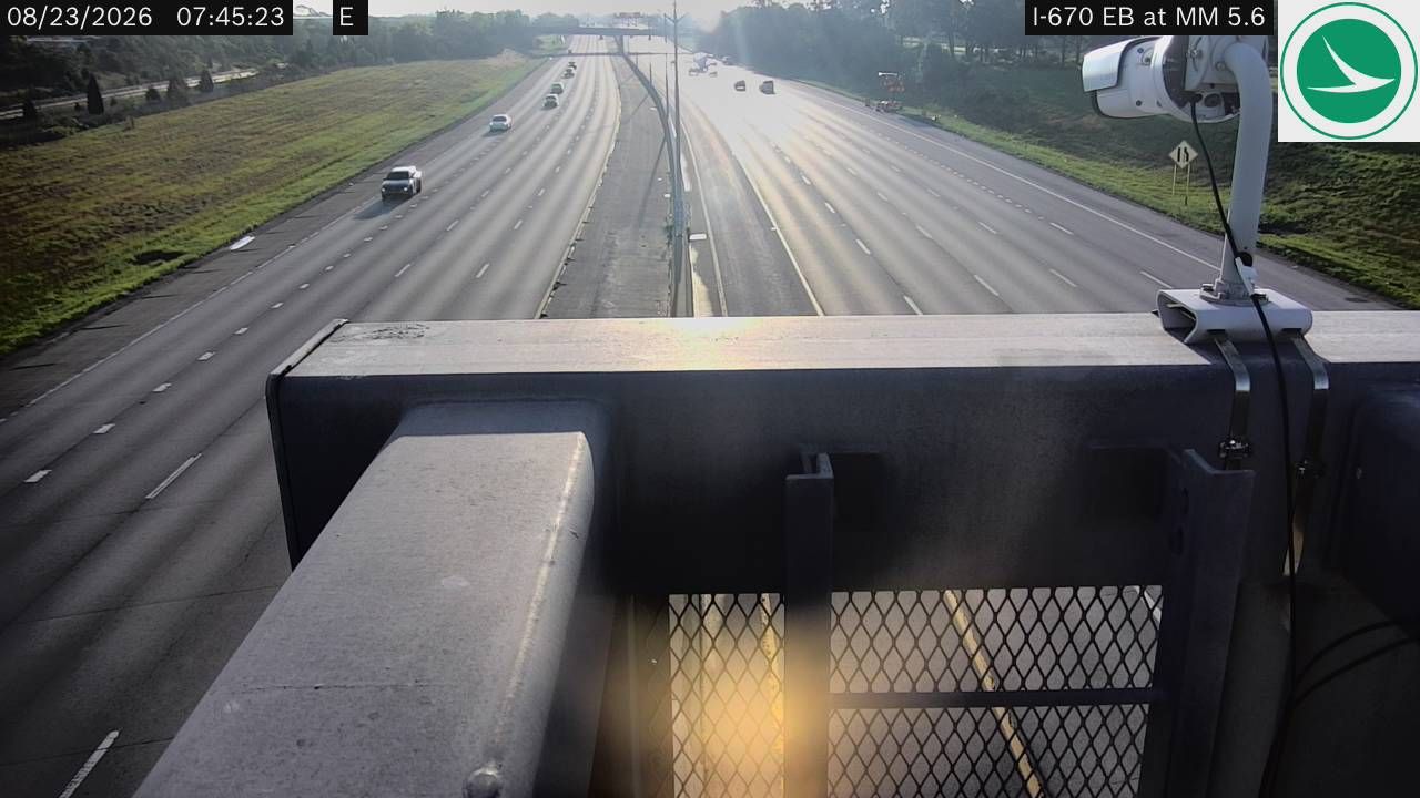 Sawyer Manor: I-670 EB at MM 5.6, W of Joyce Ave