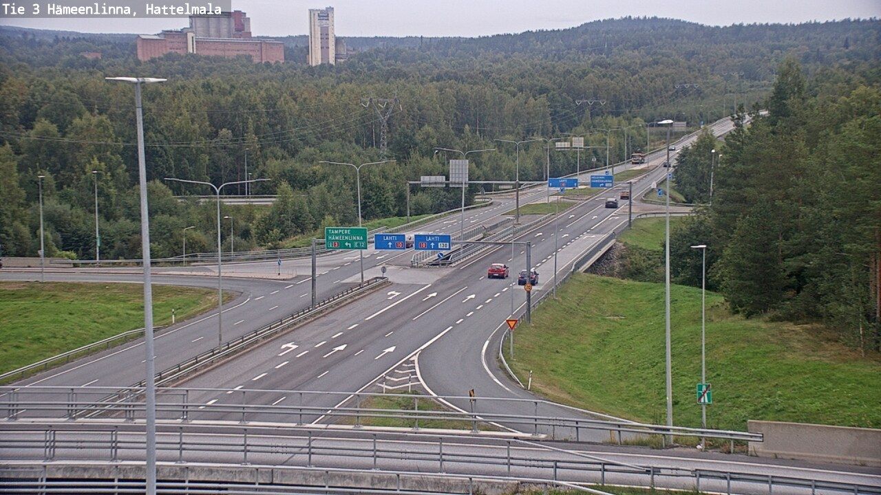 Hameenlinna: Tie - Hattelmala - Tie 10 Lahteen