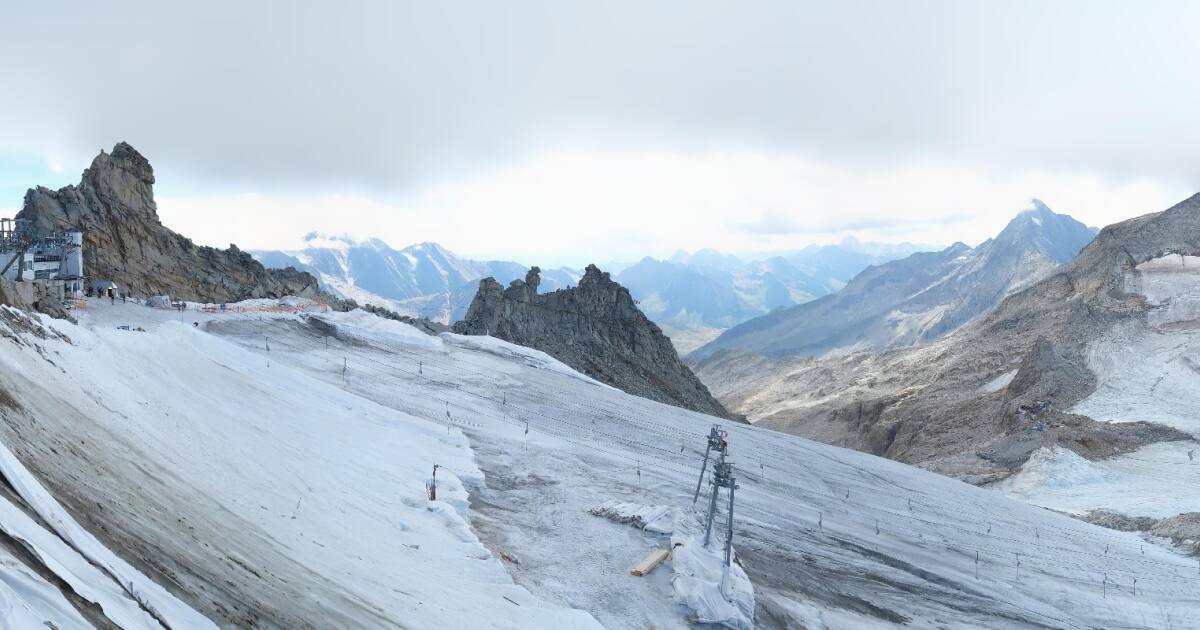 Webcam Hintertux: PANOMAX Hintertuxer Gletscher, Gefrorene Wand 3.250m
