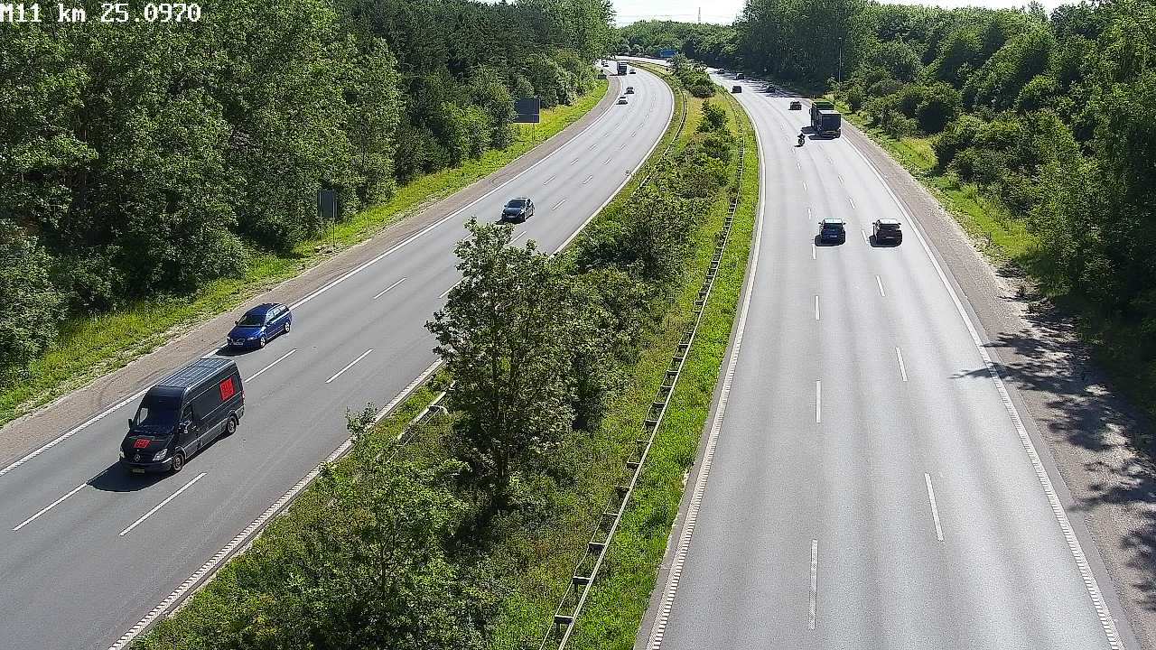 Webcam Hedehusene: Traffic Rute 21, Fløng