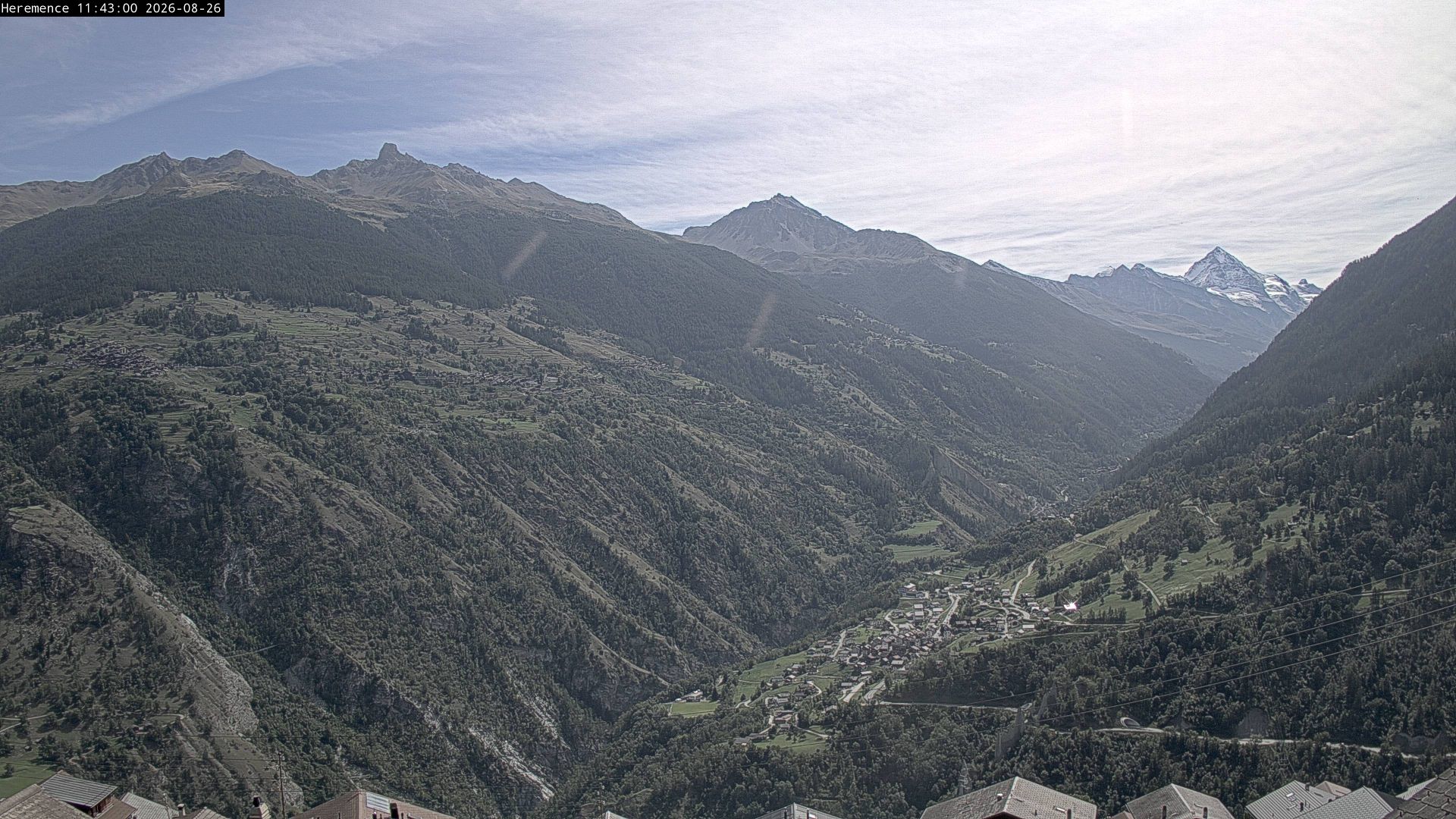 Heremence: Euseigne, Pyramides d'Euseigne - Euseigne, Village - Saint-Martin - Val d’Hérens - Dent Blanche