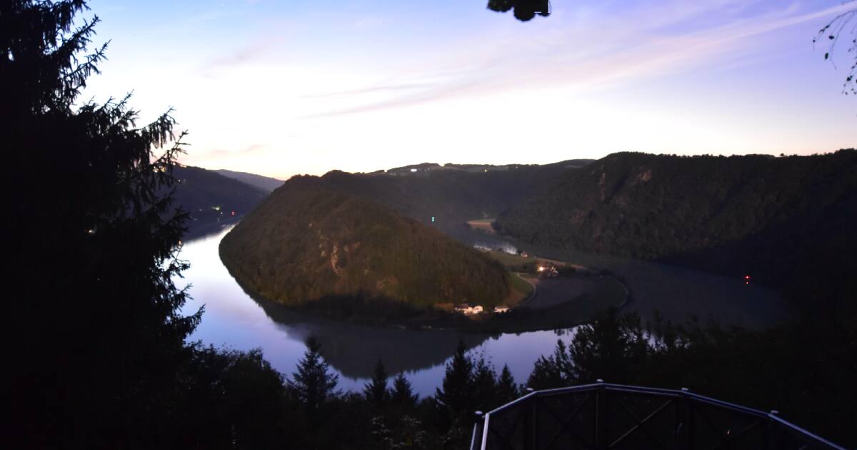 Webcam Schlögen: PANOMAX Donauschlinge Schlögen / Haibach ob der Donau