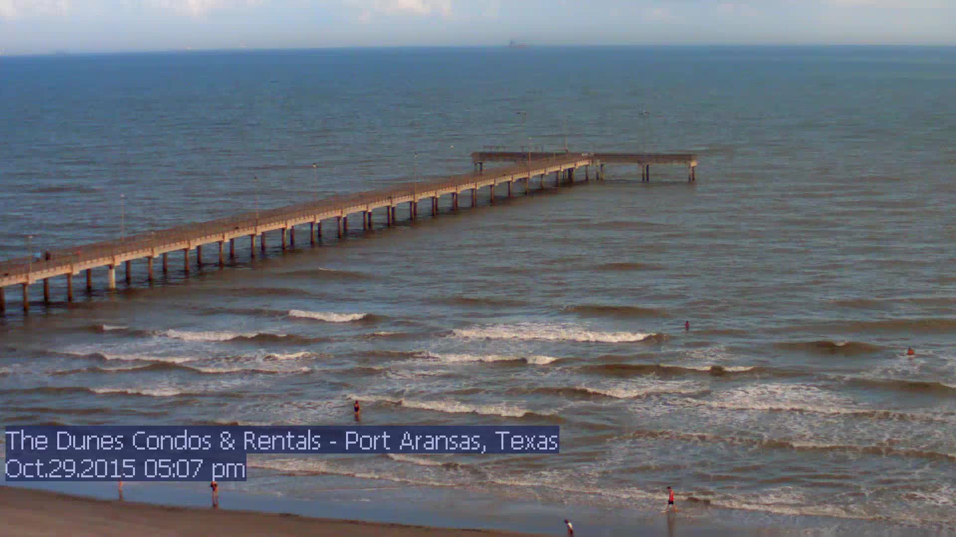 Webcam Port Aransas, Texas: Port Aransas Beach Cam