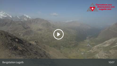 Webcam Pontresina: Bergstation Lagalb