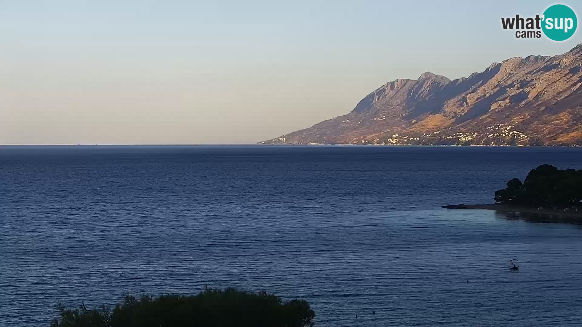 Webcam Brela: Panorama Sea