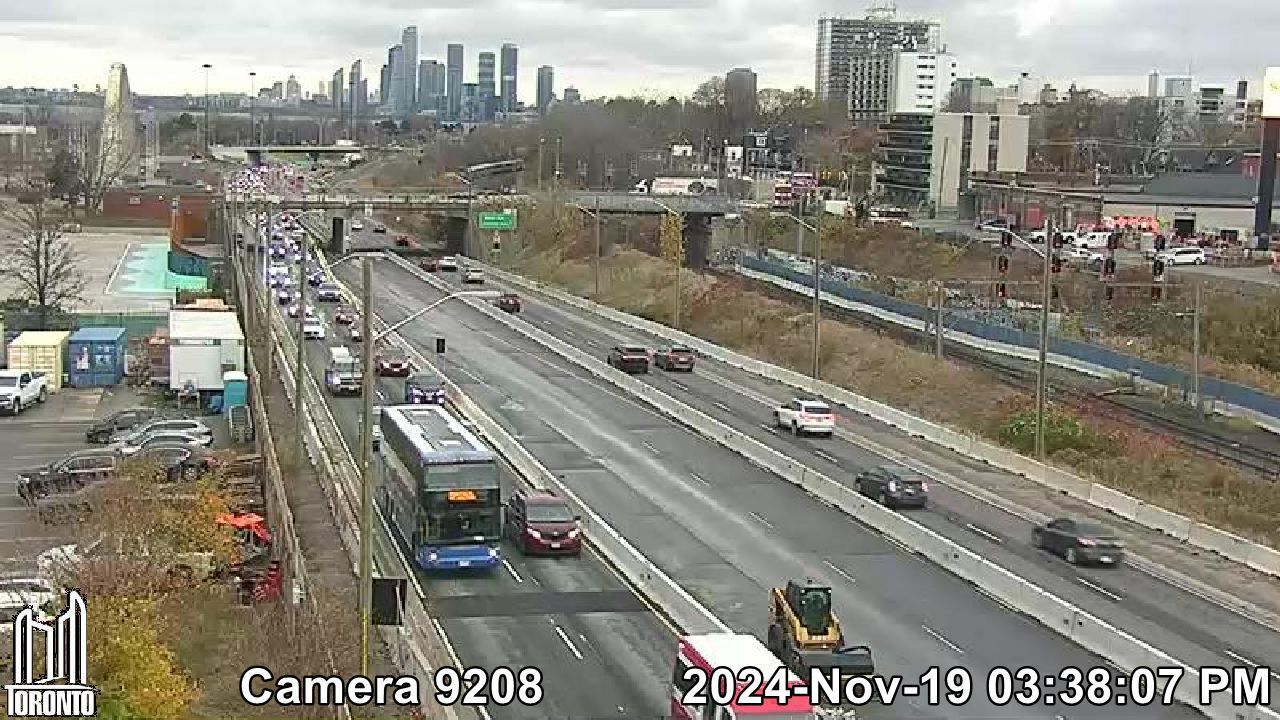 Exhibition Place: Gardiner Expwy near Dufferin St
