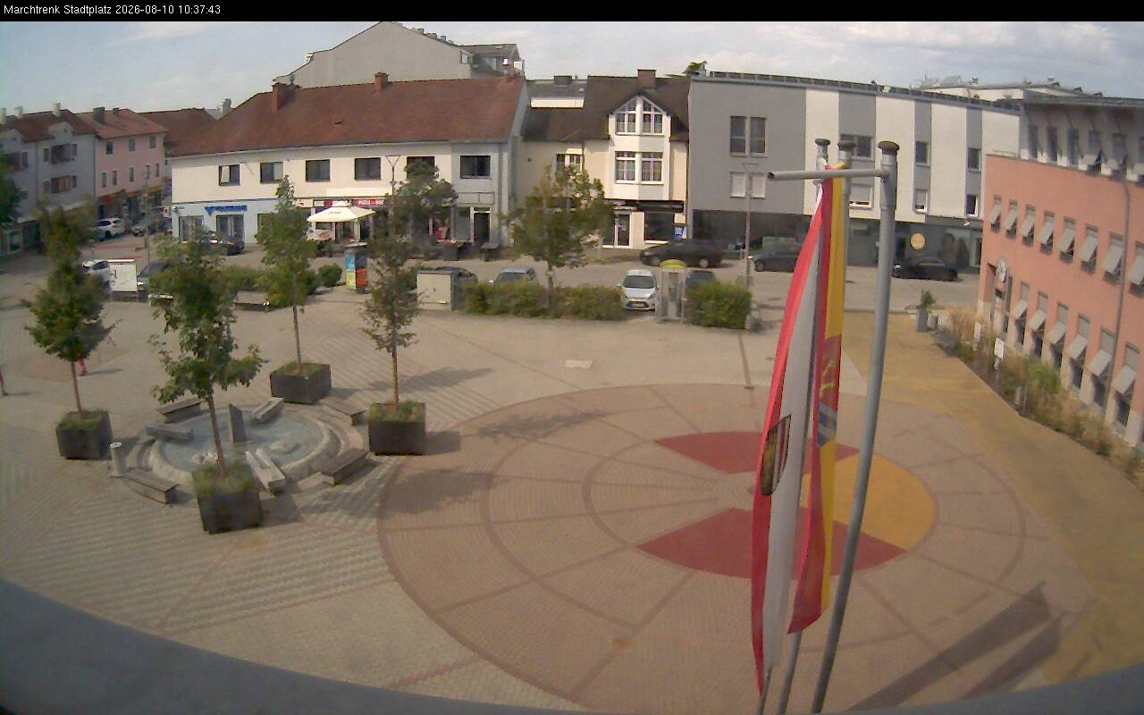 Webcam Marchtrenk: Marchtrenk Stadtplatz