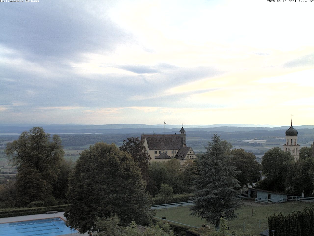 Webcam Heiligenberg: View towards Lake Constance