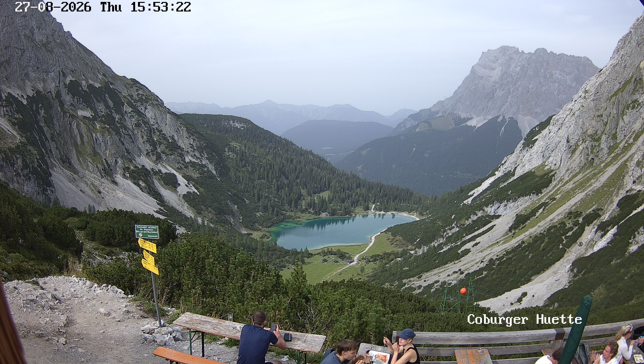 Webcam Ehrwald: Coburger Hütte