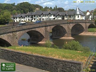 Webcam Usk: River Usk at Usk