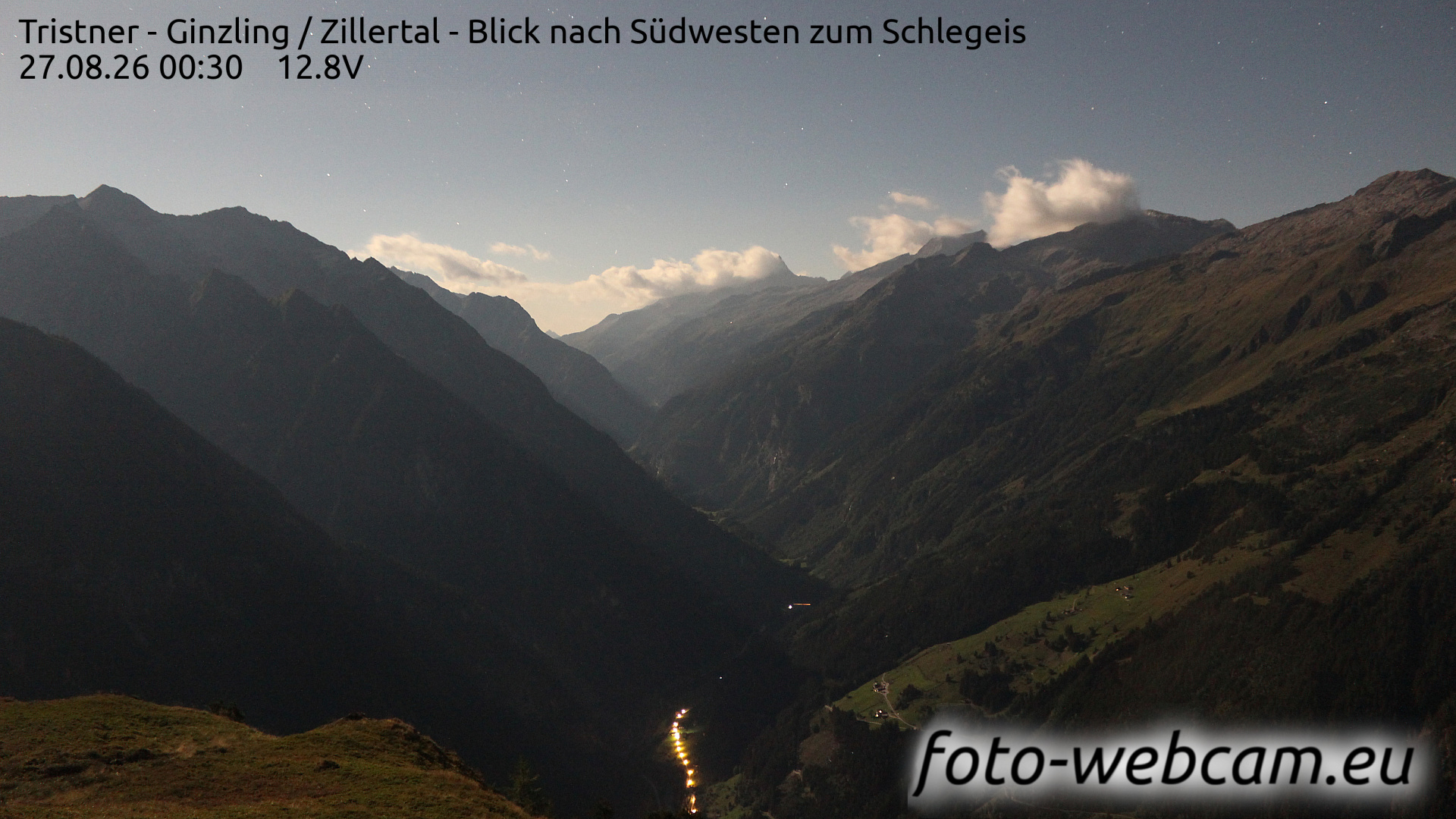 Webcam Schwendau: HD Panorama Tristner