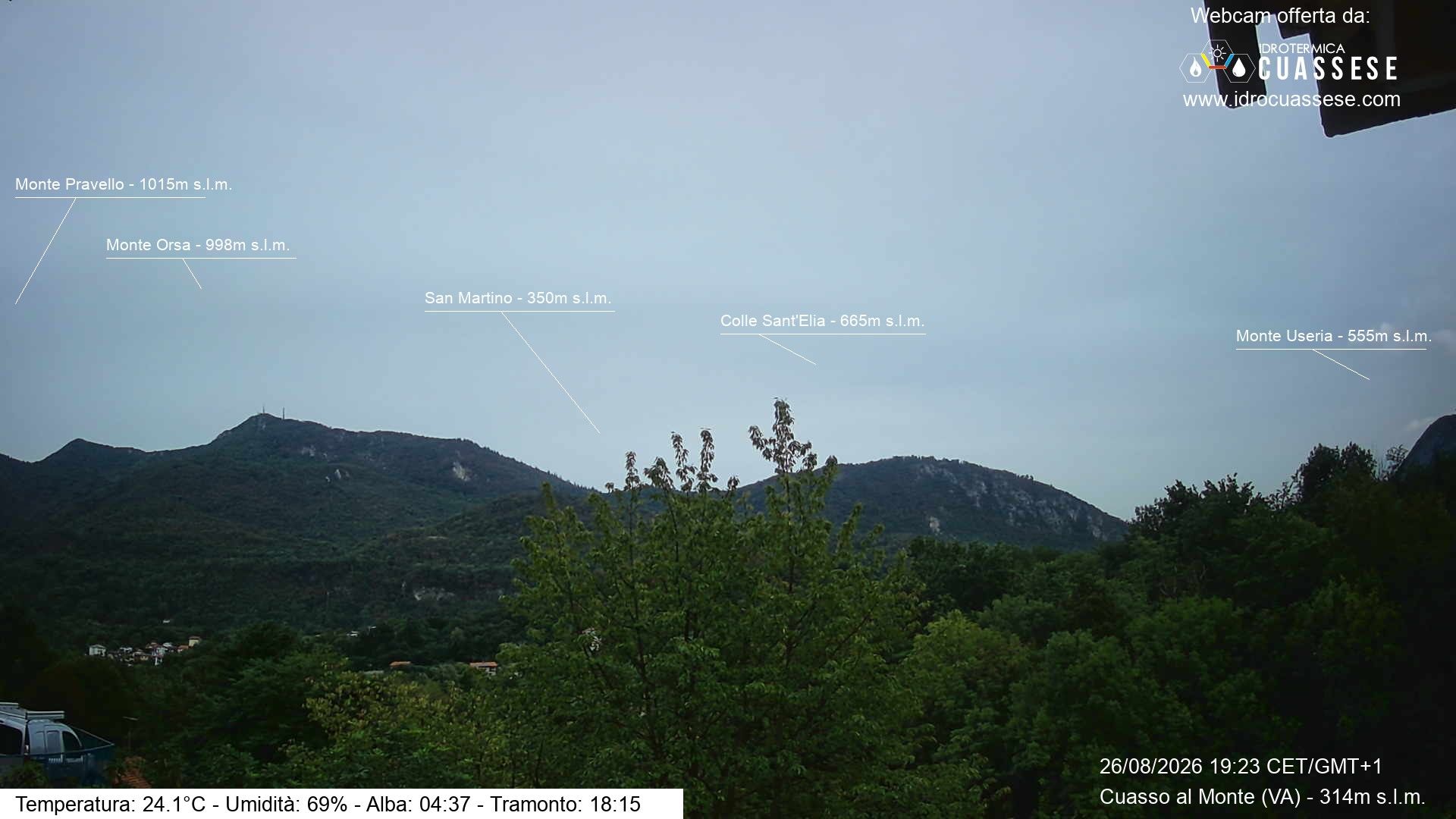 Cuasso al Monte › South-East: Monte Orsa - Colle Sant'Elia - Monte Useria - Monte San Martino