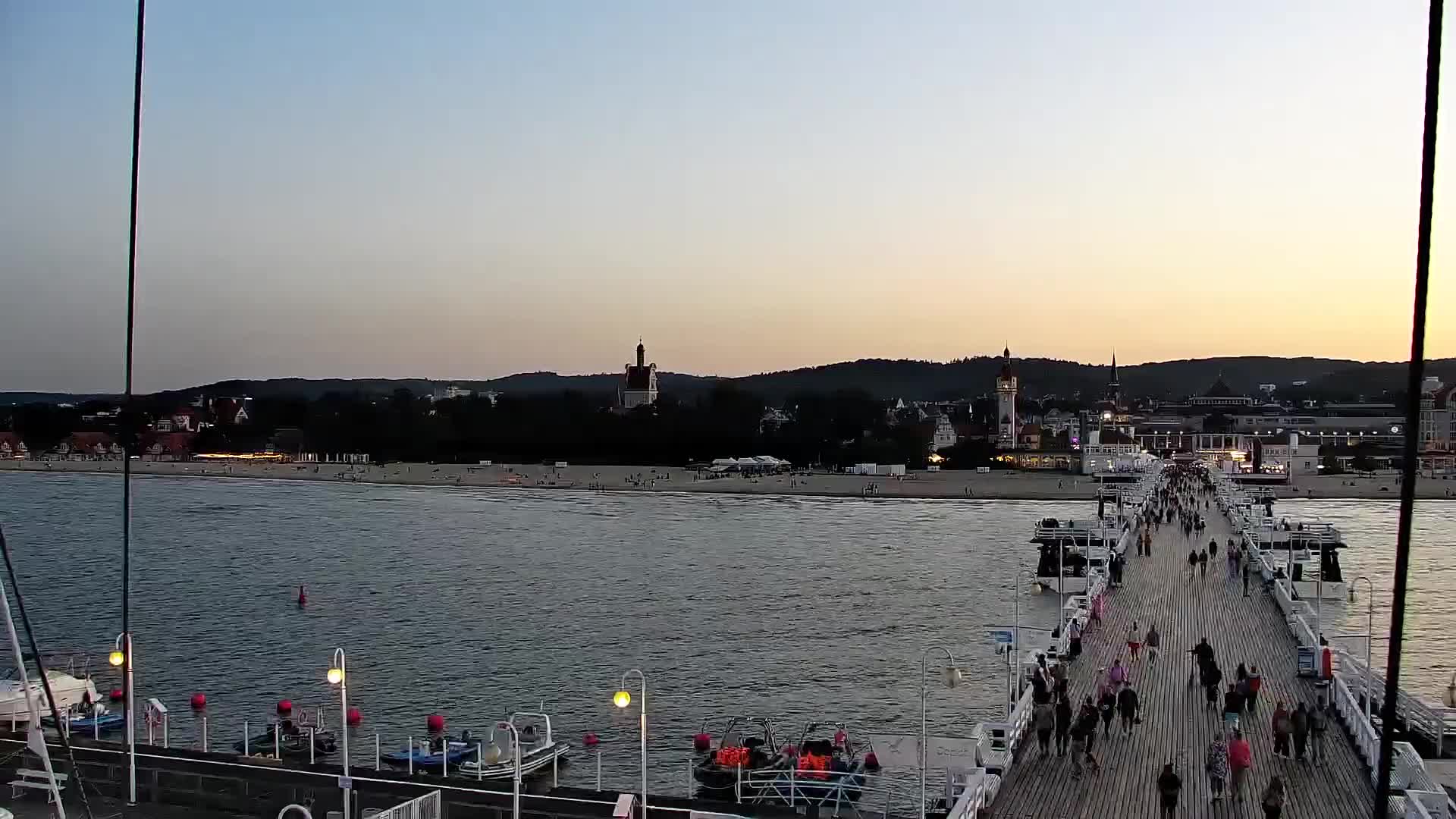 Webcam Sopot: View from the Pier