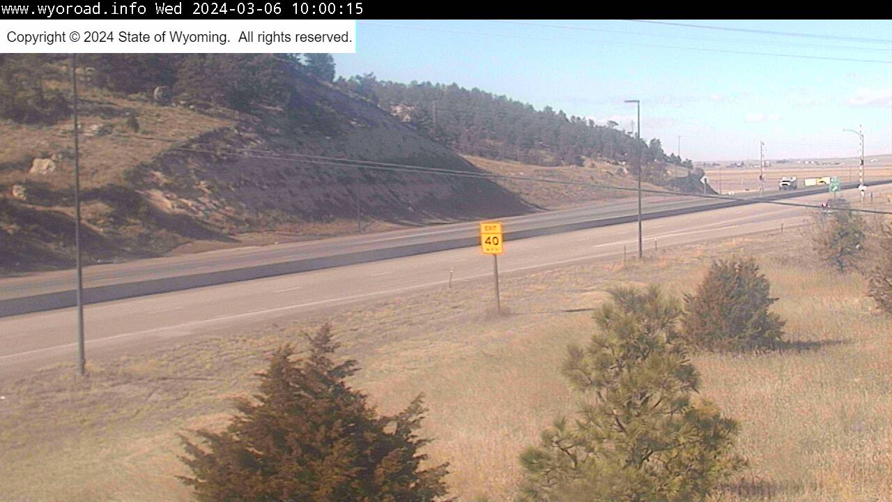 Webcam Pine Bluffs, Wyoming: Traffic and Weather