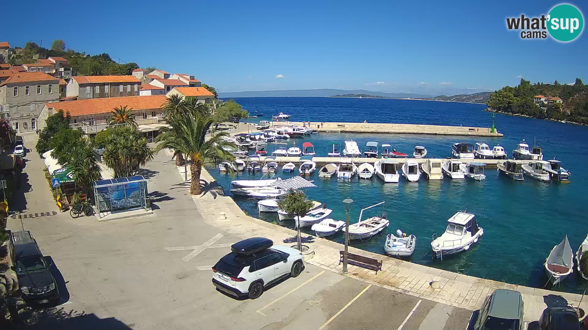 Webcam Račišće (Korčula): View over Račišće