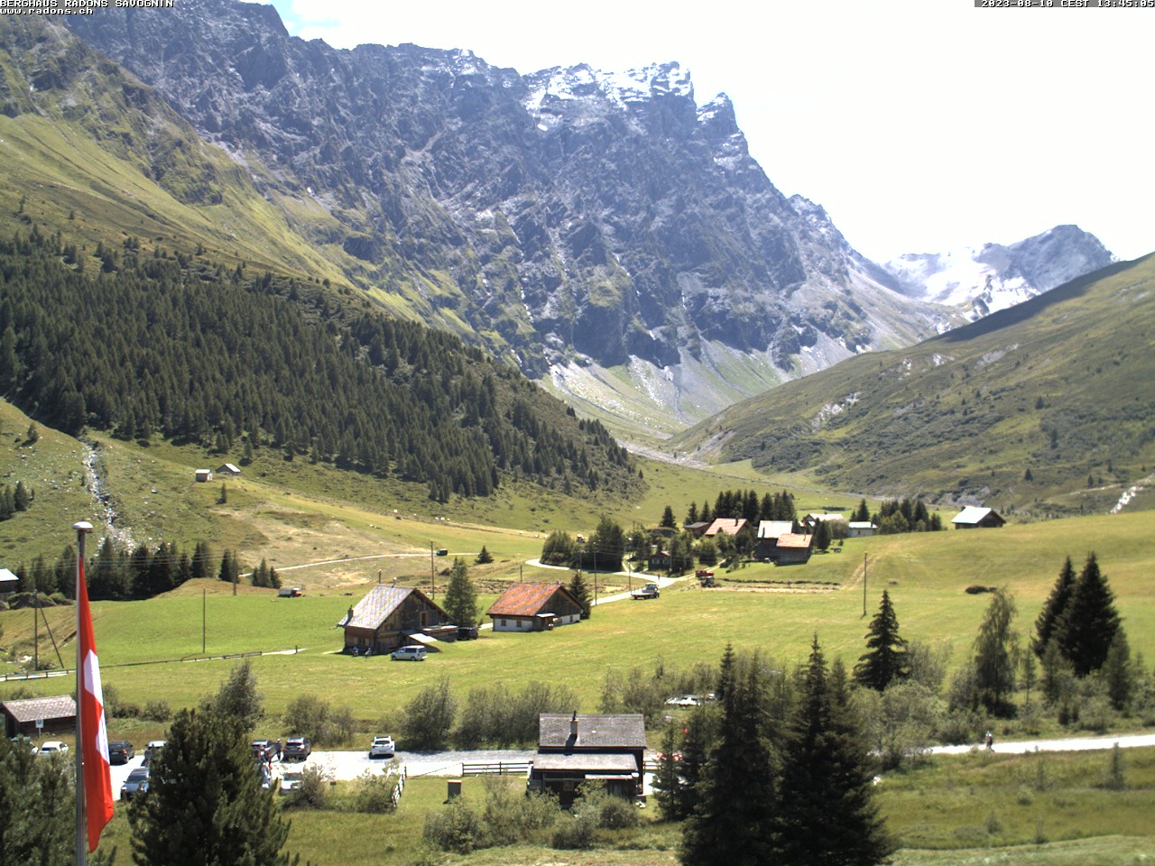 Webcam Savognin: Berghaus Radons