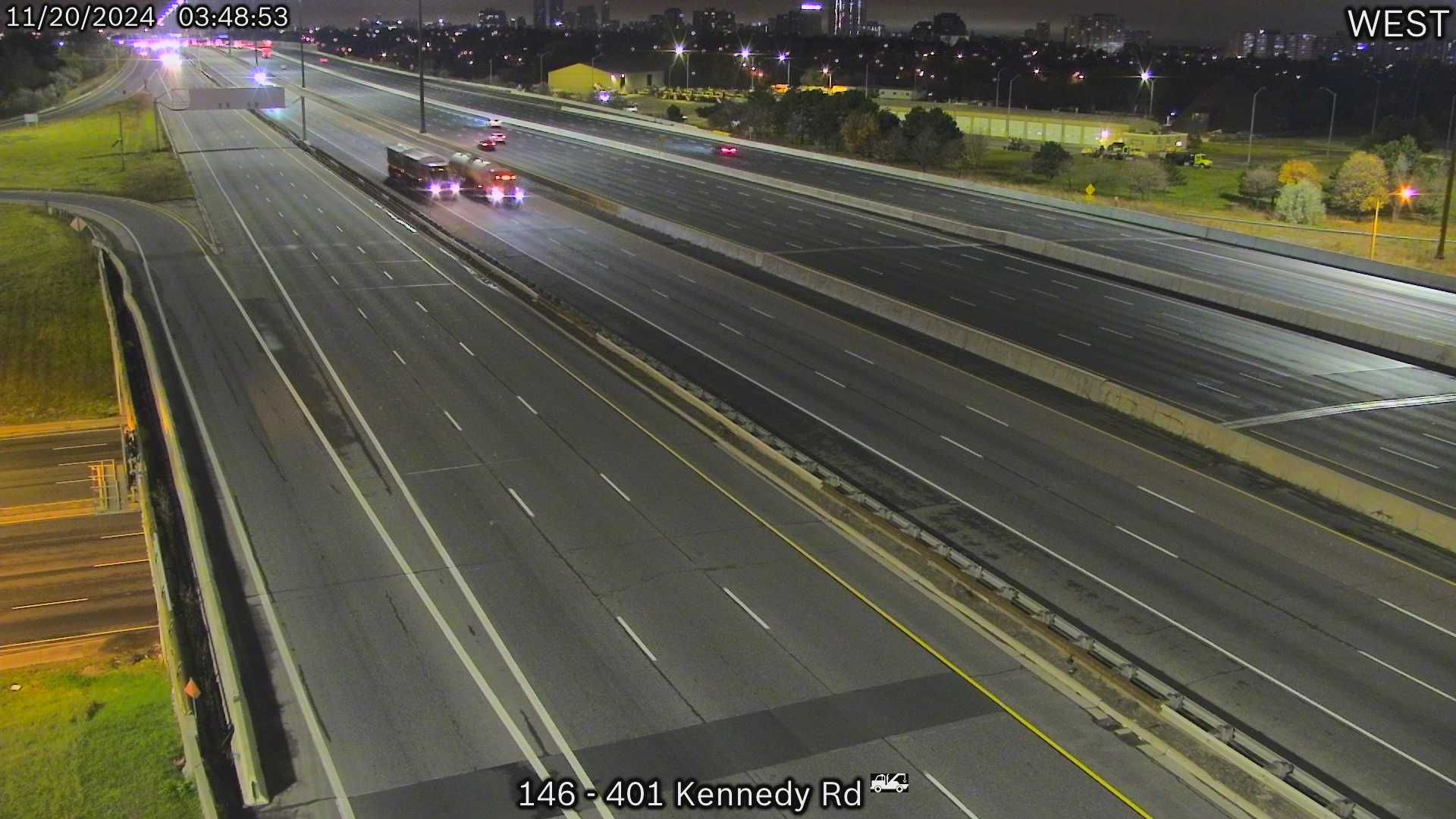 Scarborough: Highway 401 near Kennedy Road